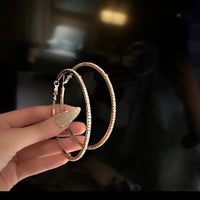 So Sparkly Hoop Earrings