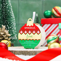 Spongelle Love Persimmon Holiday Ornament Buffer