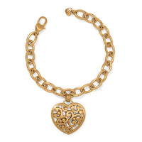 Brighton | Contempo Medallion Heart Bracelet