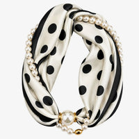 Luxe Pearl Scarf Necklace