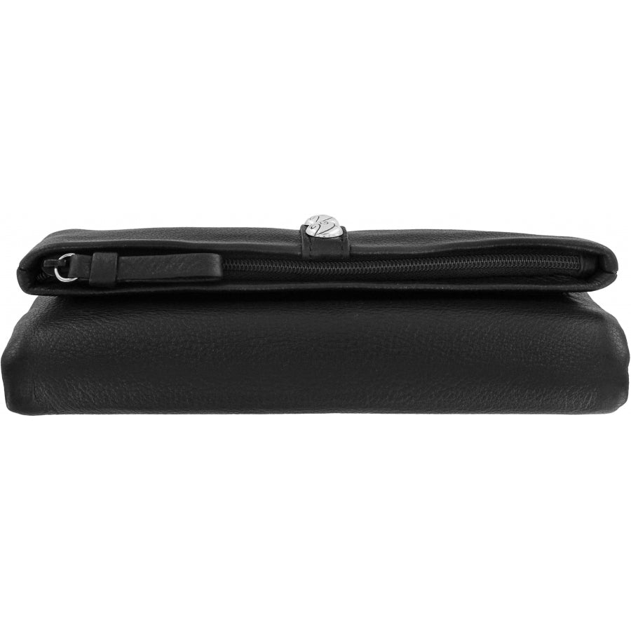 Brighton | Nolita Shimmer Large Wallet-Black