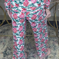 Mary Square Pajamas-Sleigh All Day