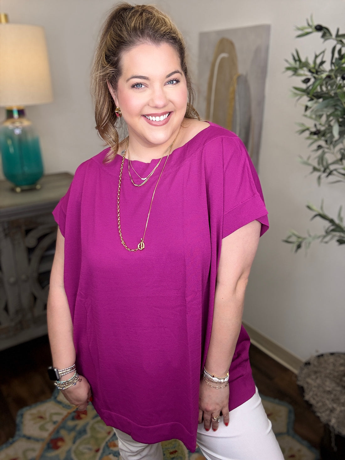 Simplified Times Curvy Top