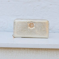 Caroline Hill | Penelope Wallet-Gold EC