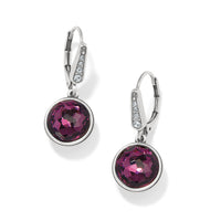 Brighton | Meridian Aurora Leverback Earrings-Amethyst