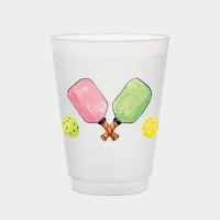 Pickleball Frosted Cups | Set of 8