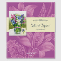 Lilies and Lupines Pop Up Card