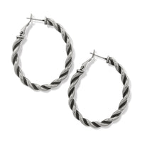 Brighton | Interlok Twist Oval Leverback Earrings