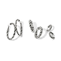 Brighton | Interlok Twist Oval Leverback Earrings