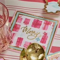 Sophistiplate Cocktail Napkins-Jolly Holiday