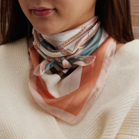 Equestrian Buckle and Tassel Scarf