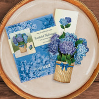 Mini Nantucket Hydrangeas Pop Up Card