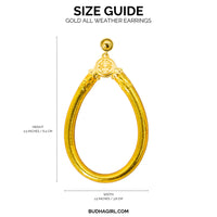 BuDhaGirl All Weather Earrings-Gold