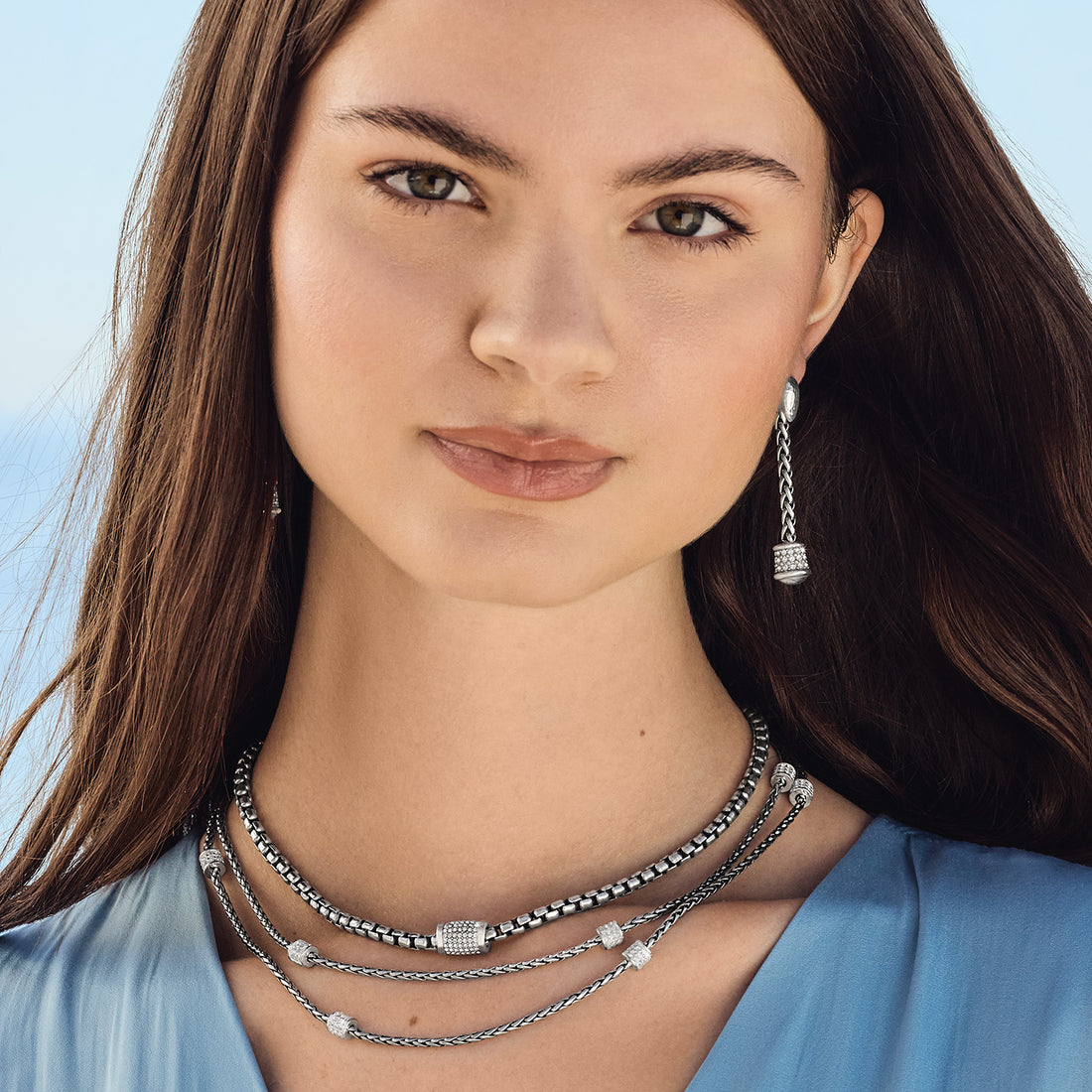 Brighton | Meridian Solis Necklace-Silver
