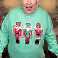 Nutcracker Appliqué Sweatshirt