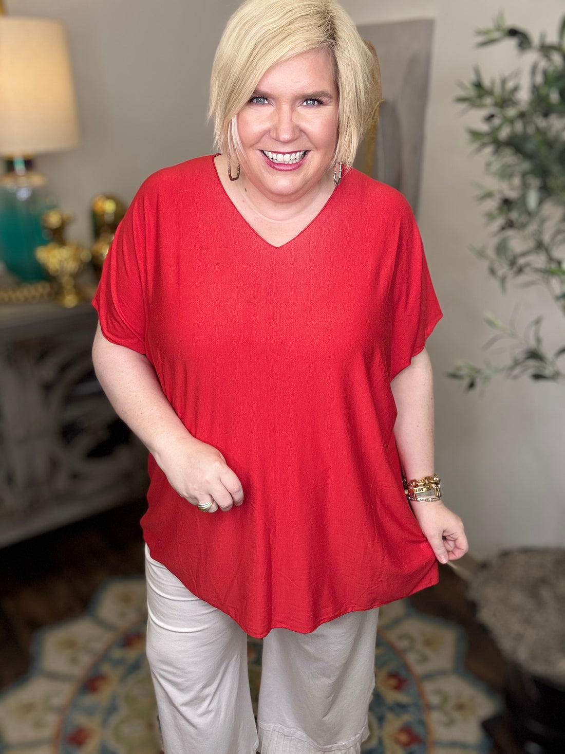 Essentially Perfect Curvy Tee-9 Colors