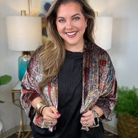 Shannon Passero | Effie Velvet Topper-Persian Print