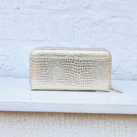 Caroline Hill | Penelope Wallet-Gold EC