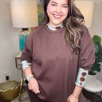 Dotted Line Layering Shirt-S-3X, 2 Colors!