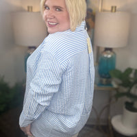 Momma Said Curvy Top-Blue