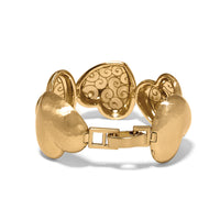 Brighton | Trianon Heart Link Bracelet-Gold