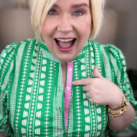 Mary Square Riley Dress-Green - The Shoppes at Coldwater