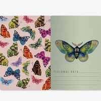 Notebook-Butterflies on Blue
