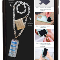 Save The Girls Clip & Go Ice Phone Chain and Pouch