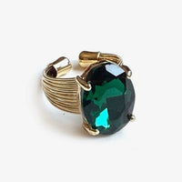 Oval Sparkle Ring