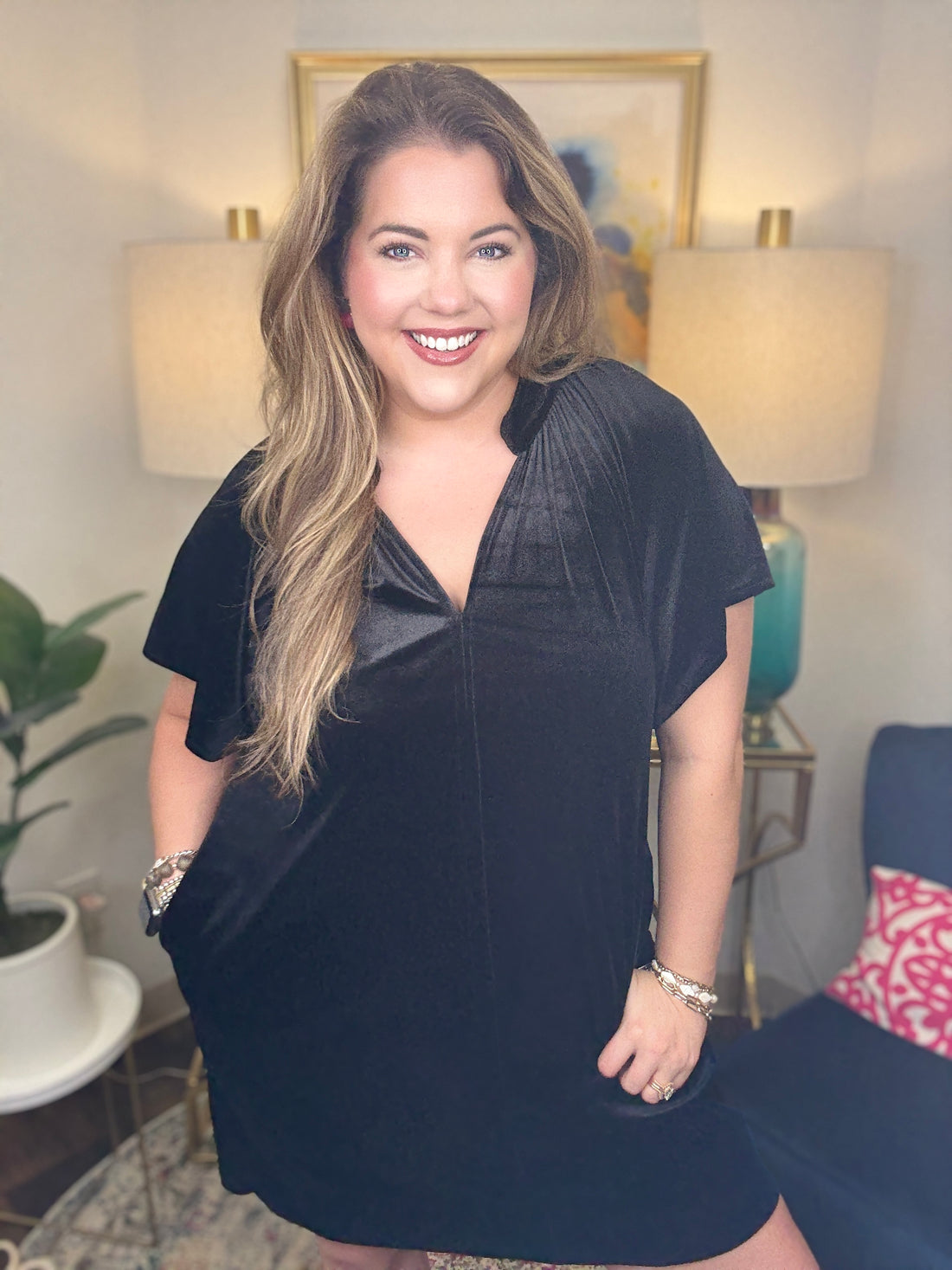 Not A Drill Dress-S-3X!