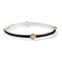Brighton | Interlok Noir Slim Bangle