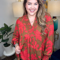 Camellia Curvy Top