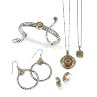 Brighton | Mosaic Two Tone French Wire Earrings
