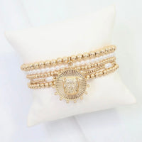 Caroline Hill | Carmen Coin Bracelet Set-Dog