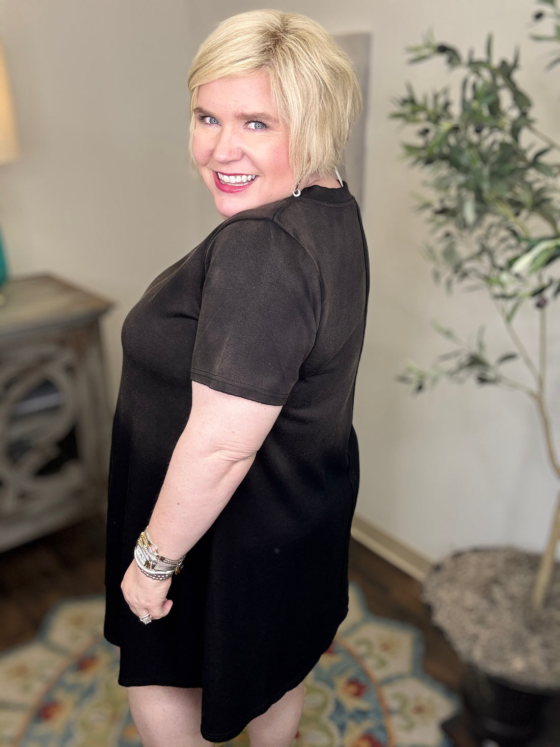 Feelin Fine Dress-S-3X