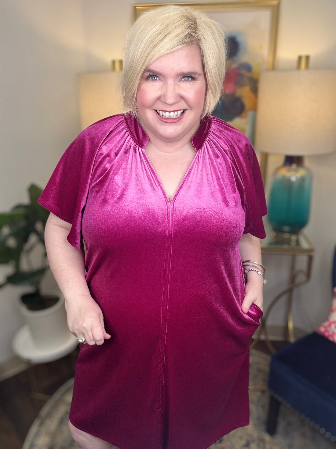 Not A Drill Dress-S-3X!