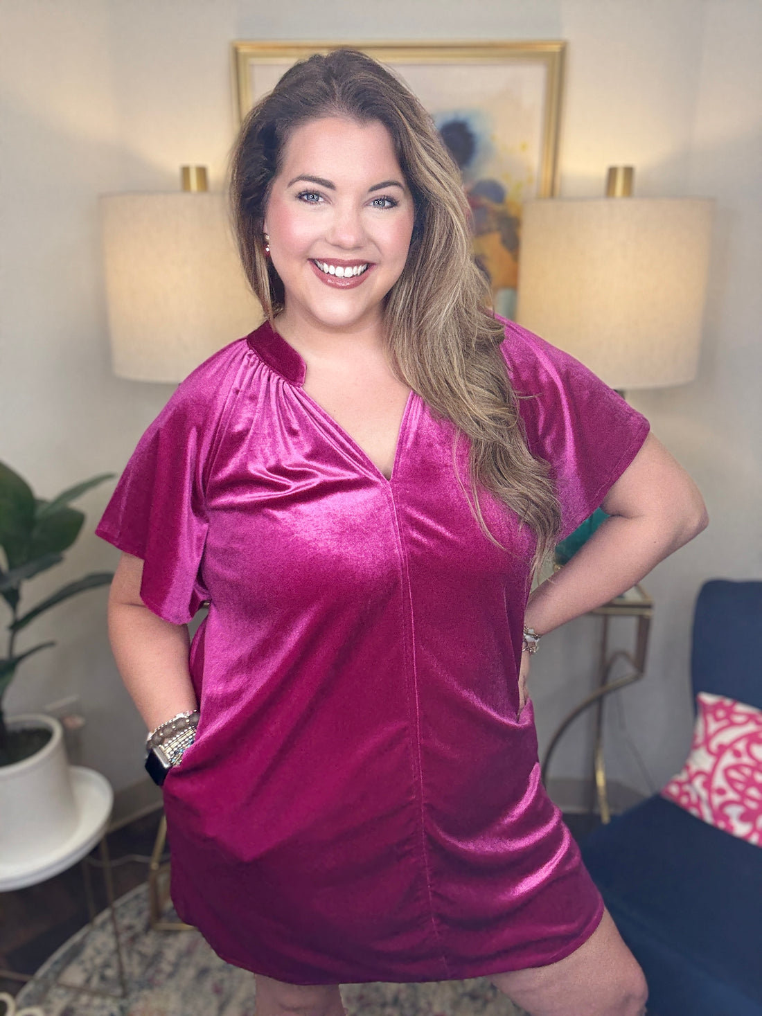 Not A Drill Dress-S-3X!