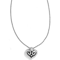Brighton | Alcazar Heart Necklace Silver