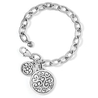 Brighton | Contempo Medallion Link Bracelet-Silver