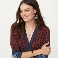 Brighton | Interlok Petite Cross Necklace