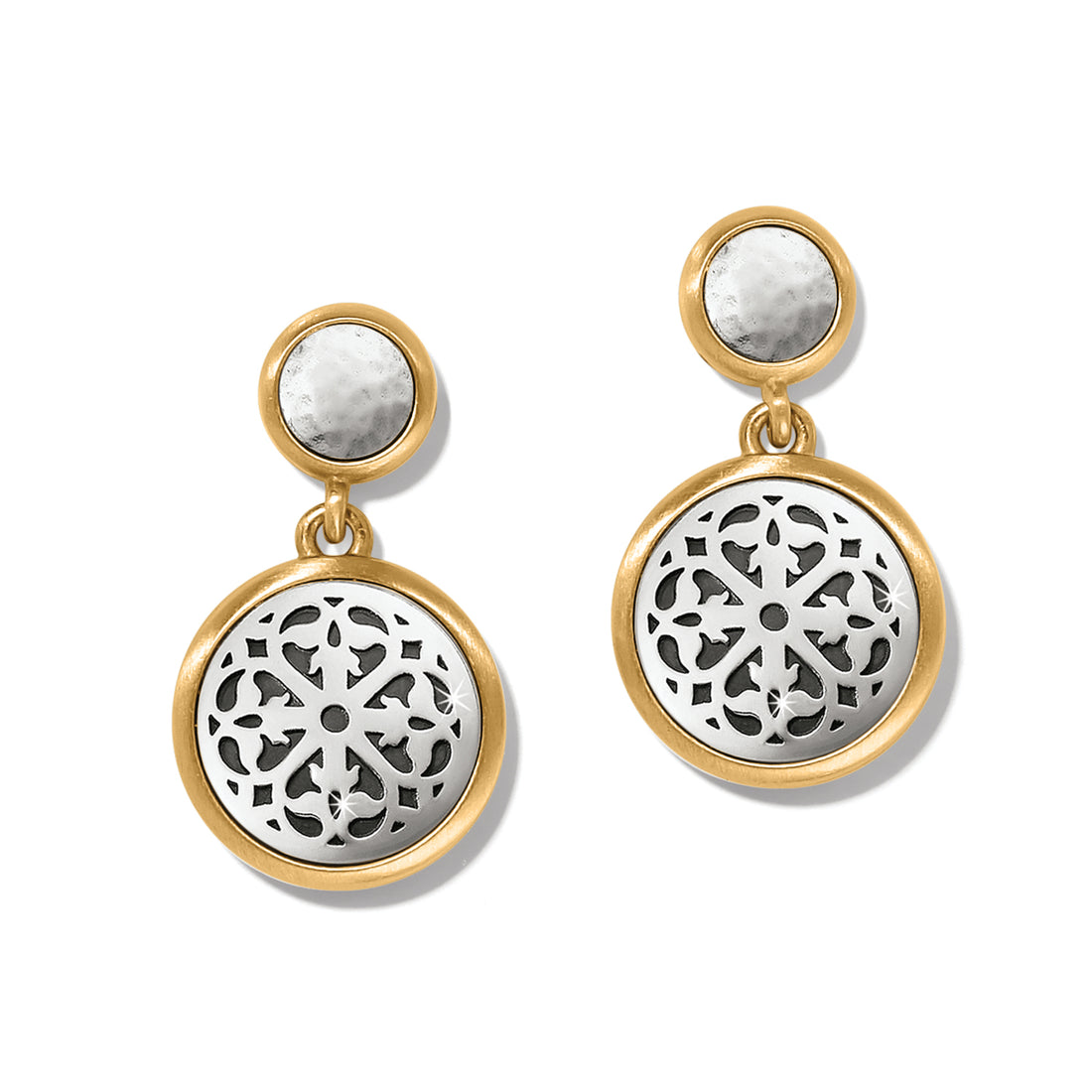 Brighton | Ferrara Two Tone Luce Post Drop Earrings