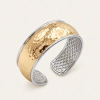 Natalie Wood | Golden Hour Statement Bracelet-Gold/Silver