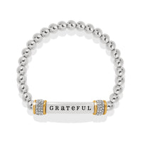 Brighton | Meridian Grateful Two Tone Stretch Bracelet