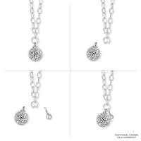 Brighton | Contempo Medallion Charm Necklace-Silver