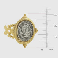 Susan Shaw | Two Tone Coin Adjustable Ring