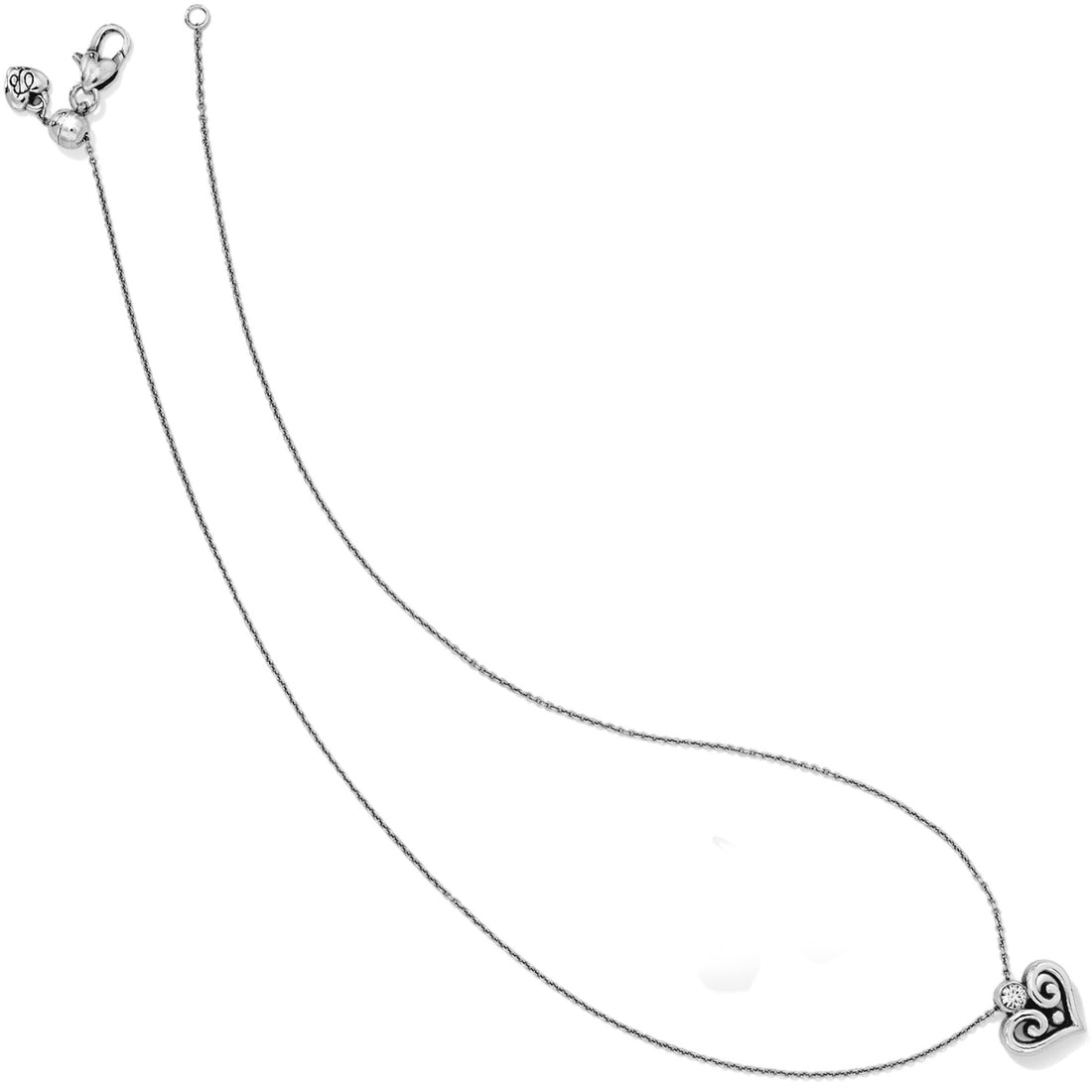 Brighton | Alcazar Heart Necklace Silver