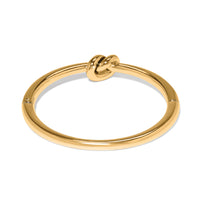 Brighton | Interlok Single Knot Gold Hinge Bracelet