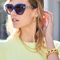 Brighton | Meridian Adagio Sunglasses-Blue