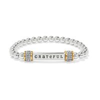 Brighton | Meridian Grateful Two Tone Stretch Bracelet
