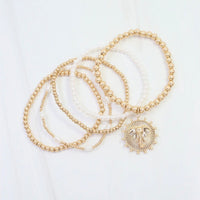 Caroline Hill | Carmen Coin Bracelet Set- Elephant